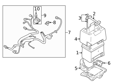Battery for 2003 Chrysler Sebring #0