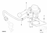 11721437884 - : Pressure Hose Assembly for BMW: Z3 2.5, Z3 2.5i, Z3 2.8, Z3 3.0i Image