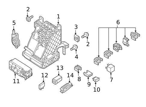 Fuse & Relay for 2022 Volkswagen Passat #0