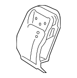 7155206840 - Body: Seat Back Pad for Lexus: ES250, ES300h, ES350 Image