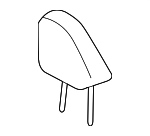 7191006K50A2 - Body: Headrest for Lexus: ES250, ES300h, ES350 Image