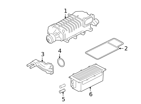 Supercharger & Components for 2007 Ford Mustang #0