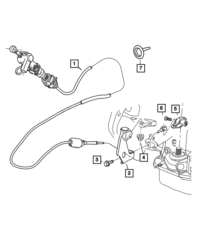 6036611AA - Automatic Transmission 4 Speed [DG8]: Bolt for Mopar Image image