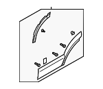 877603E001XX - Body: Body Side Molding for Kia: Sorento Image
