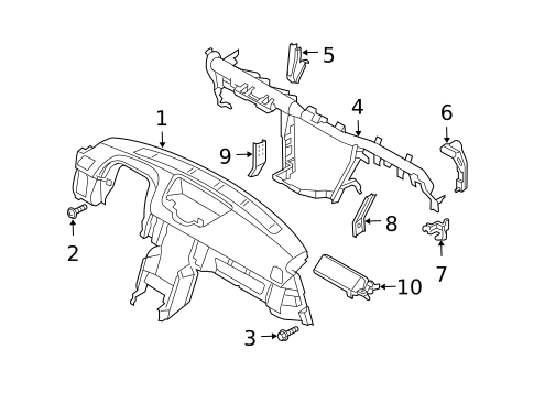 Instrument Panel for 2003 INFINITI G35 #0