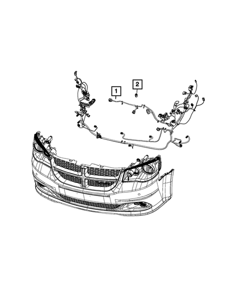 Wiring, Headlamp to Dash for 2020 Dodge Grand Caravan #0