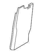 LR159045 - Body: Lower Center Pillar Trim for Land Rover: Defender 110, Defender 130, Defender 90 Image