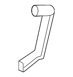 LR131990 - Body: Grip Handle for Land Rover: Defender 110, Defender 130, Defender 90 Image