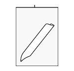 LR142449 - Body: Windshield Pillar Trim for Land Rover: Defender 110, Defender 130, Defender 90 Image