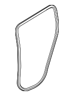 LR131257 - Body: Weather-Strip On Body for Land Rover: Defender 110, Defender 130, Defender 90 Image