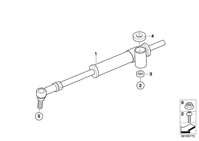 46717677464 - : Fillister Head Screw - M8X30 for BMW-Motorrad Image
