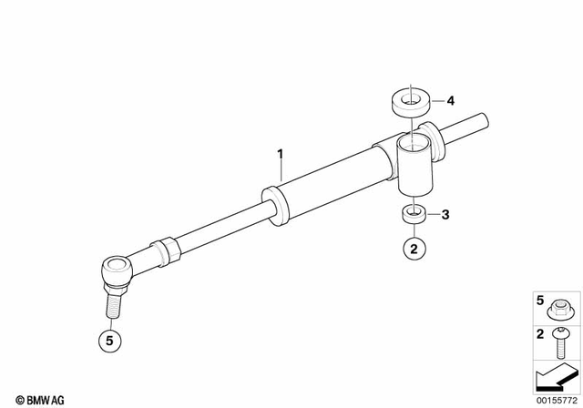 31427696345 - Steering: Steering Damper -  for BMW-Motorrad Image