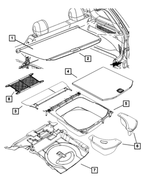 1GH14JFJAC - : Cargo Compartment Cover for Mopar Image
