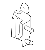 824002Y90A - Body: Upper Hinge for Nissan: Altima, Maxima, Murano, Qashqai, Rogue, Rogue Select, Rogue Sport Image