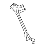 AC3Z2502525A - Body: Windshield Pillar Reinforced for Ford: F-250 Super Duty, F-350 Super Duty, F-450 Super Duty Image