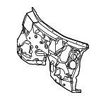 2066824503 - Body: Insulation for Mercedes-Benz: C 300, C 43 AMG&amp;reg;, C 63 AMG&amp;reg; S E Performance, CLE 300, CLE 450, CLE 53 AMG&amp;reg; Image image