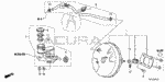46402TK4A01 - Chassis: TUBE ASSY., MASTER POWER for Acura Image