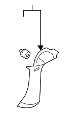 84181THRA11ZB - Body: Pillar Trim for Honda: Odyssey Image