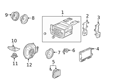 Sound System for 2002 Acura MDX #0