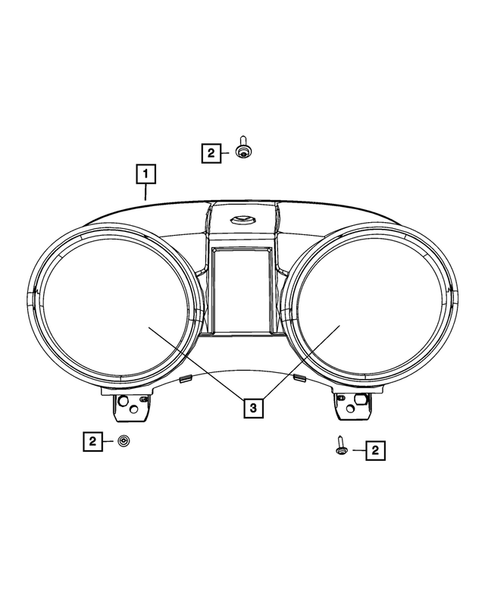 Instrument Panel Cluster for 2013 Dodge Durango #0