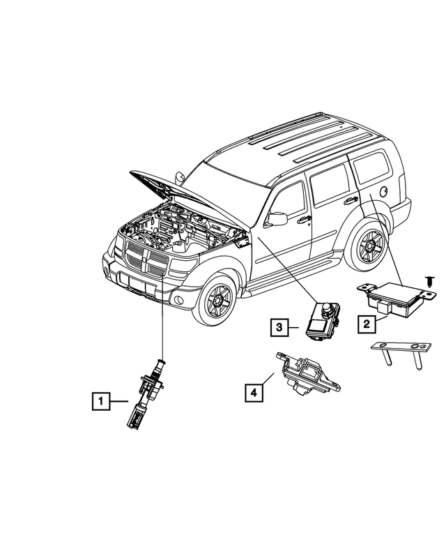 5026135AC - Electrical: Security Alarm Module for Mopar Image