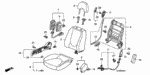 81322SP0003 - Interior/Bumper: CLIP, LUMBAR SUPPORT for Honda Image