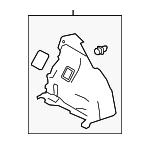 6474012421C2 - Body: Side Trim Panel for Toyota Image image