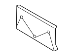 86529GG100BKL - Body: License Bracket for Kia Image
