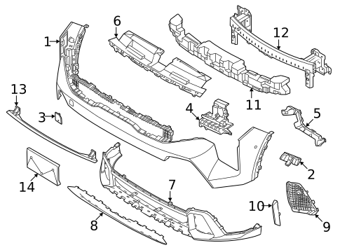 Bumper & Components - Front for 2025 Kia K4 | OEM Parts Online