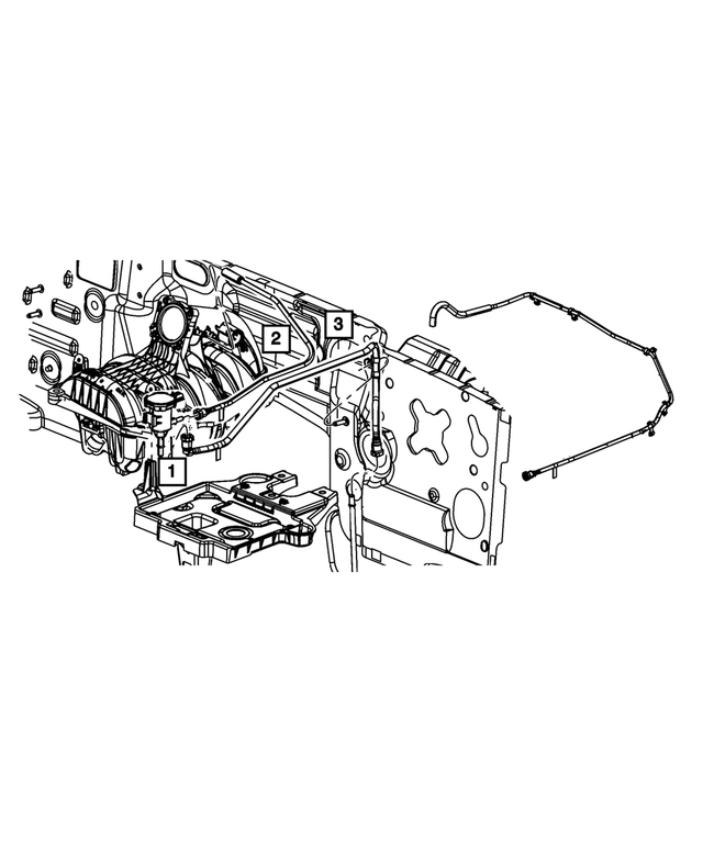 « 52125202AD – Emission Controls : Purge De Corps Du Papillon Tube pour Mopar Image »