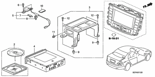 Navigation System for 2008 Acura TL #0