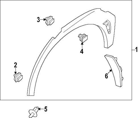 Exterior Trim - Quarter Panel for 2022 Subaru WRX #0