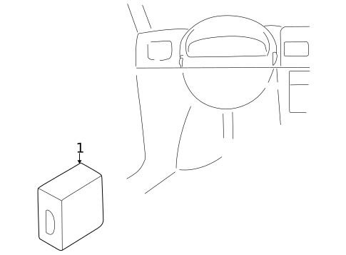 Daytime Running Lamp Components for 2004 Subaru Baja #0