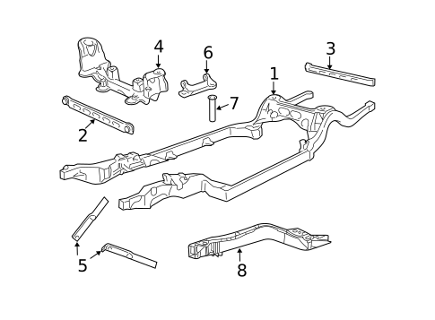 Frame for 2003 Mercury Marauder #0