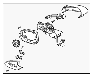 LJ7Z17683EBPTM - : Mirror Assembly for Lincoln: Corsair Image