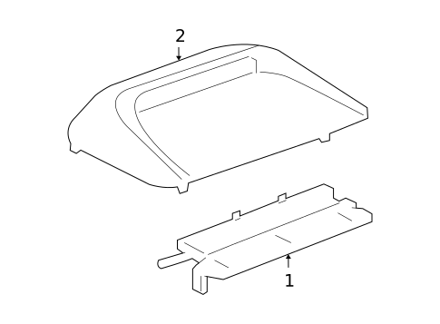 High Mounted Stop Lamp for 2009 Pontiac G6 #1