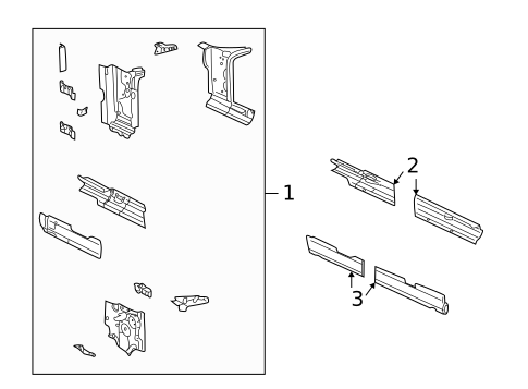 Rocker Panel for 2005 Ford Thunderbird #0