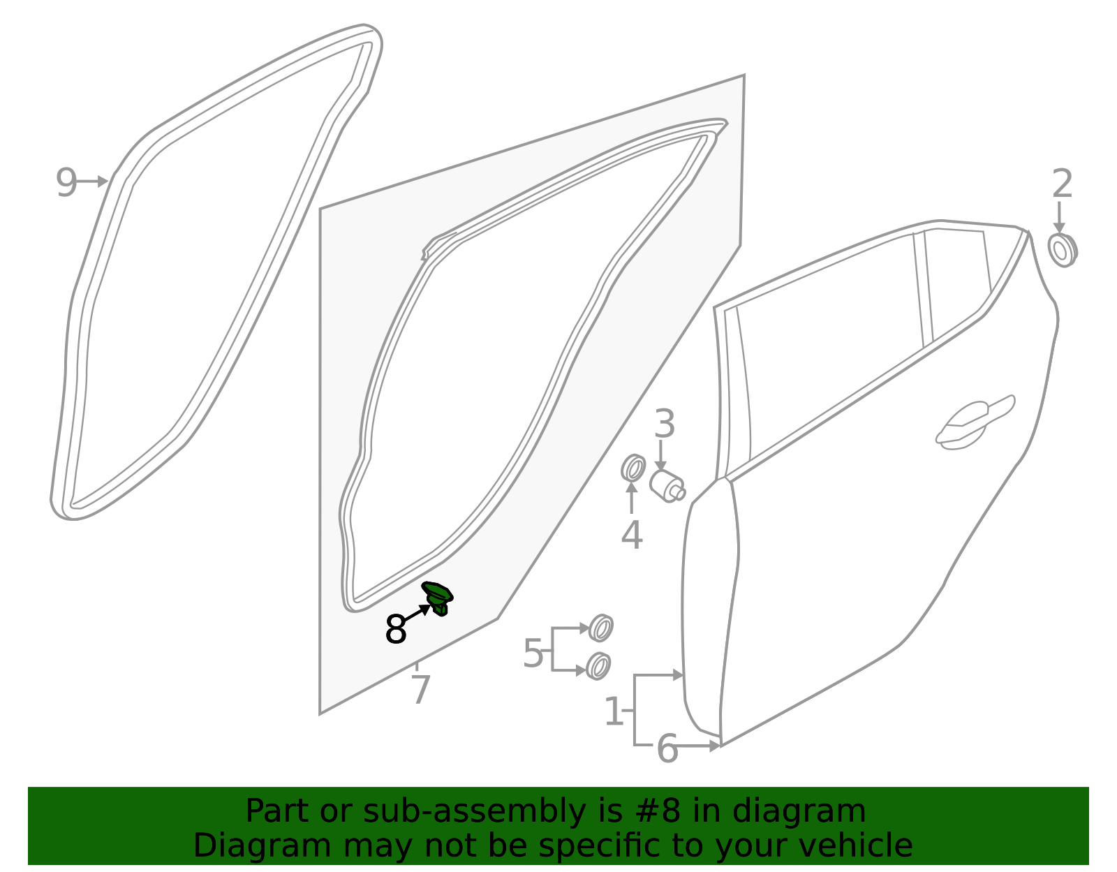 BJS7-58-762 - Door Weather-Strip Clip - 2019-2025 Mazda | Mazda Swag