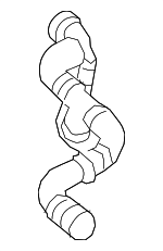 LR113130 - Cooling System: Upper Hose for Land Rover: Discovery, Range Rover, Range Rover Sport Image