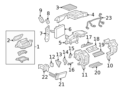 Temperature Controls & Related Components for 2006 Chevrolet Equinox #0
