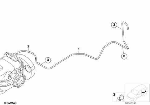 Rear-Axle-Drive Parts for 2005 BMW X5 3.0i #1