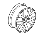 7P6601025AJZD8 - : Wheel, Alloy for Volkswagen: Touareg Image