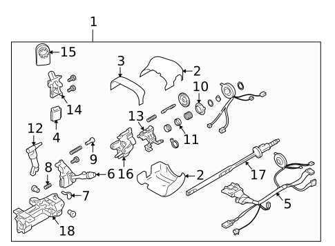 Shaft & Internal Components for 2006 Isuzu Ascender #0