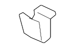 3B0867200 - Body: Quarter Panel Trim Panel Clip for Volkswagen Image