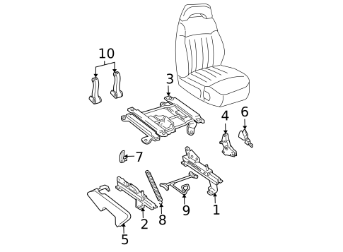 Power Seats for 2002 Chevrolet Blazer #0