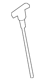 266112E022 - Engine: Dipstick for Hyundai: Elantra, Elantra Coupe, Elantra GT, Kona, Sonata, Tucson, Veloster Image