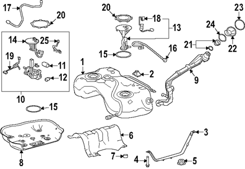 Senders for 2023 Toyota Corolla Cross #1