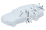 2066908200 - Interior Trim/Exterior Detachable Parts: Trim, a-Pillar for Mercedes-Benz Image