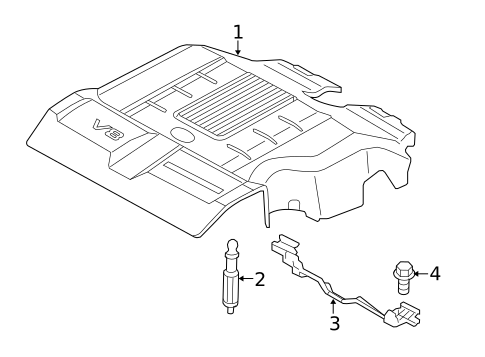 Engine Appearance Cover for 2022 Land Rover Range Rover #0