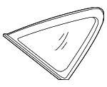 878102S000 - : Quarter Glass for Hyundai Image
